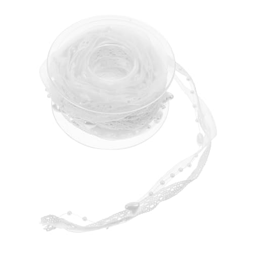 HOMSFOU 1 Rolle Bandspitze Nähen Trimmen Dekoratives Spitzenband Hochzeitskleid-diy-band Handgefertigte Spitzenbänder Besatz Zum Nähen Diy-materialpaket Polyester Weiß HOMSFOU 1 Rolle Bandspitze Nähen Trimmen Dekoratives Spitzenband Hochzeitskleid-diy-band Handgefertigte Spitzenbänder Besatz Zum Nähen Diy-materialpaket Polyester Weiß von HOMSFOU