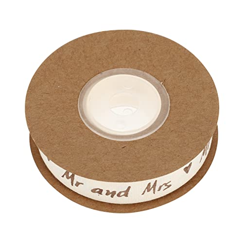 HOMSFOU 1 Rolle Baumwollband mit Druck für Blumenverpackung und Schleifenherstellung Hochwertiges Dekorationsband für DIY Projekte Geschenkband für Kreative Bastelideen von HOMSFOU