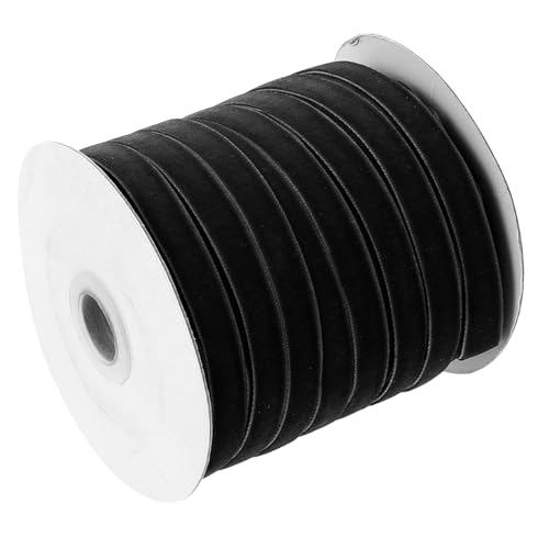 HOMSFOU 1 Rolle Breites Schwarzes Chinlon Geschenkband Dekoband für DIY Bastelarbeiten Schleifenherstellung Hochzeitsdekoration und Geschenkverpackung Hochwertiges Langlebiges Material für HOMSFOU 1 Rolle Breites Schwarzes Chinlon Geschenkband Dekoband für DIY Bastelarbeiten Schleifenherstellung Hochzeitsdekoration und Geschenkverpackung Hochwertiges Langlebiges Material für von HOMSFOU