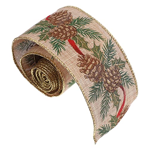 HOMSFOU 1 Rolle Buntes Band Bänder Zum Basteln Weihnachtsbänder Dekoration Weihnachtsdekor Dekoband Partyband Festivalband Verpackungsband Wickelband Geschenkband Kaffeetuch HOMSFOU 1 Rolle Buntes Band Bänder Zum Basteln Weihnachtsbänder Dekoration Weihnachtsdekor Dekoband Partyband Festivalband Verpackungsband Wickelband Geschenkband Kaffeetuch von HOMSFOU