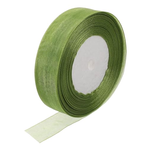 HOMSFOU 1 Rolle Buntes Bandbogen Satinband zum Einwickeln Verpackung rosa Schleife Wickelband Organza Multifunktions-Bastelband Festival-Handwerksband Paketband Nylon Green HOMSFOU 1 Rolle Buntes Bandbogen Satinband zum Einwickeln Verpackung rosa Schleife Wickelband Organza Multifunktions-Bastelband Festival-Handwerksband Paketband Nylon Green von HOMSFOU
