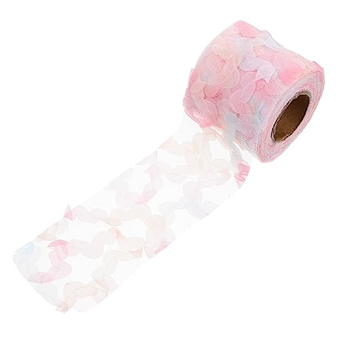 HOMSFOU 1 Rolle Chiffon Spitzenband für Diy Kleidung und Haarschmuck Stickerei Vielseitig Einsetzbar für Hochzeiten und Bastelprojekte von HOMSFOU