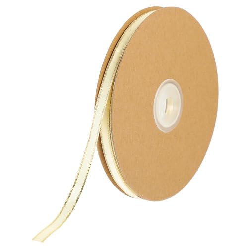 HOMSFOU 1 Rolle Dekoratives Geschenkband Doppelseitiges Satinband Cremeweiß für DIY Projekte Geschenkverpackungen und Festliche Anlässe ohne Fransende Enden Leicht Zuschneidbar HOMSFOU 1 Rolle Dekoratives Geschenkband Doppelseitiges Satinband Cremeweiß für DIY Projekte Geschenkverpackungen und Festliche Anlässe ohne Fransende Enden Leicht Zuschneidbar von HOMSFOU