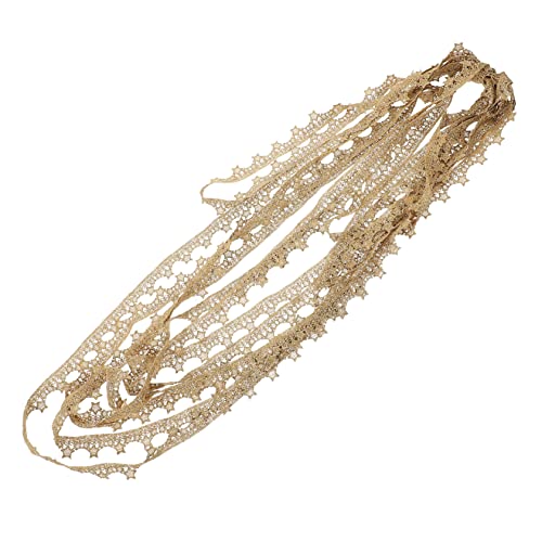 HOMSFOU 1 Rolle Dekoratives Spitzenband Spitzenbesätze für Diy Projekte Hochzeitsdekoration Scrapbooking Breit Roségold Vielseitig Einsetzbar von HOMSFOU