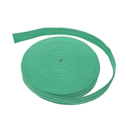 HOMSFOU 1 Rolle Dickes Baumwoll Taschengürtel Gurtband Für Taschen Baumwollgurtband Polyester Baumwolle Hellgrün von HOMSFOU