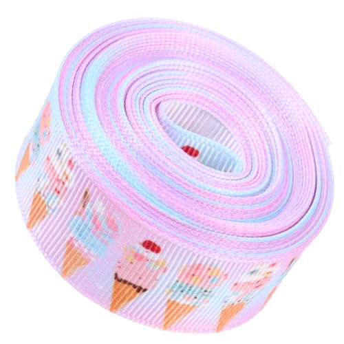 HOMSFOU 1 Rolle Eiscreme Geschenkband Diy Dekoration für Geburtstagsfeiern Bastelprojekte und Hochzeiten Strapazierfähiges Polyester für Anlässe HOMSFOU 1 Rolle Eiscreme Geschenkband Diy Dekoration für Geburtstagsfeiern Bastelprojekte und Hochzeiten Strapazierfähiges Polyester für Anlässe von HOMSFOU