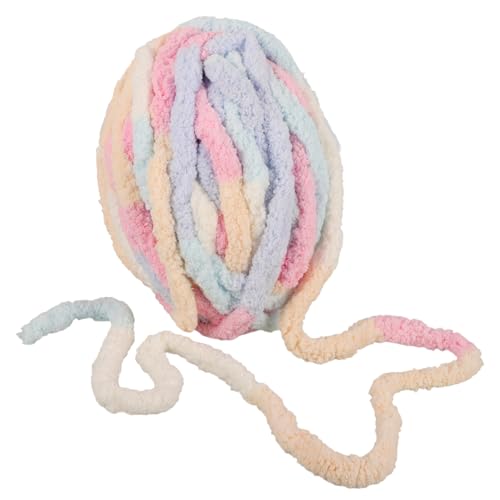 HOMSFOU 1 Rolle Eisstreifengarn häkeln Anfänger wolle Garne DIY Garn klobig Stich Strang Strickgarn DIY wollgarn Grobes Garn zum Handstricken zu Hause weiches dickes Garn Häkelgarn Acryl von HOMSFOU