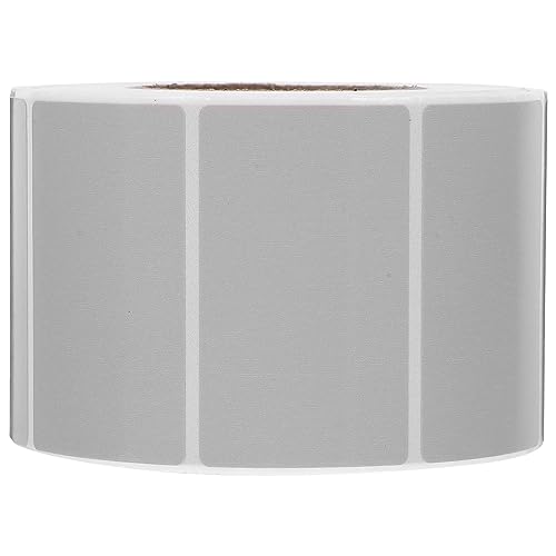 HOMSFOU 1 Rolle Farbiges Thermoetikettenpapier thermischer Aufkleber Thermalaufkleber Farbe Aufkleber-Etiketten selbstklebende Etiketten Blau Etikettenaufkleber thermisches Etikett Grau von HOMSFOU