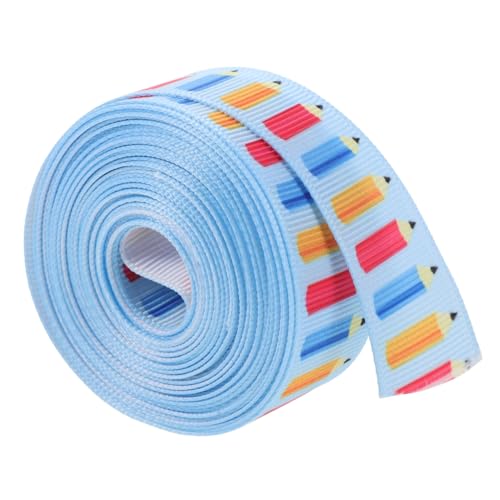 HOMSFOU 1 Rolle Gedrucktes Gurtband mit Thread Wickelband Schulband Name Band zum Verpacken für Blau Bänder zum Basteln Bandverzierungen Band zum Basteln Kranzbänder Geschenkband Polyester HOMSFOU 1 Rolle Gedrucktes Gurtband mit Thread Wickelband Schulband Name Band zum Verpacken für Blau Bänder zum Basteln Bandverzierungen Band zum Basteln Kranzbänder Geschenkband Polyester von HOMSFOU