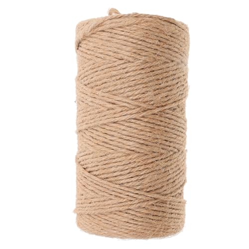 HOMSFOU 1 Rolle Geflochtene Dekorationen Aus Hanfseil Dekoratives Juteseil Bastelgarn Hessisches Seil Bastelschnur Natur Juteschnur Zur Schmuckherstellung Diy-versorgung Light Brown HOMSFOU 1 Rolle Geflochtene Dekorationen Aus Hanfseil Dekoratives Juteseil Bastelgarn Hessisches Seil Bastelschnur Natur Juteschnur Zur Schmuckherstellung Diy-versorgung Light Brown von HOMSFOU