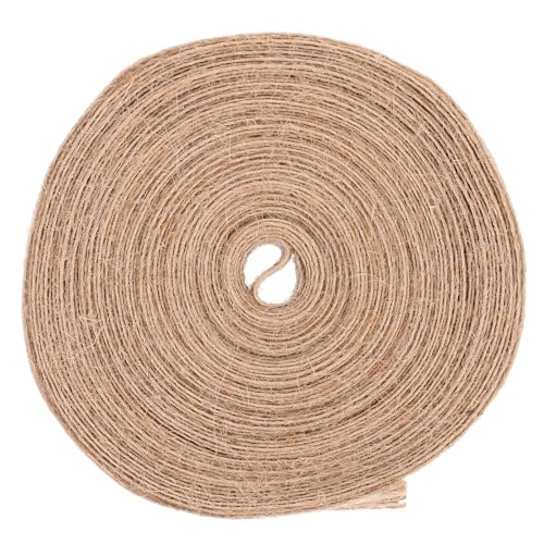 HOMSFOU 1 Rolle Juteband für DIY Projekte Breites Langlebiges Sackleinen Geschenkband für Hochzeiten Partys und Dekorationen Vielseitig Einsetzbar und Leicht zu Formen HOMSFOU 1 Rolle Juteband für DIY Projekte Breites Langlebiges Sackleinen Geschenkband für Hochzeiten Partys und Dekorationen Vielseitig Einsetzbar und Leicht zu Formen von HOMSFOU