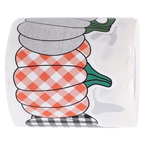 HOMSFOU 1 Rolle Klassenzimmer Dekoration Selbstklebender Pumpkin Blackboard Border Sticker Wasserdichter Randaufkleber für Bastelprojekte Deko für Bulletin Boards und Feiertagsanlässe von HOMSFOU