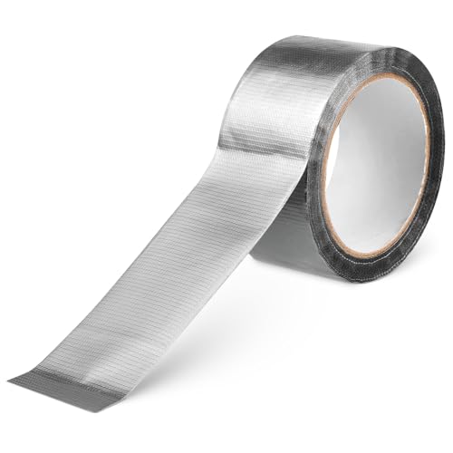 HOMSFOU 1 Rolle Klebeband abdichtungsband werkzeugkästen werkzeugkasten Lecksuchband Bodenband Mini-Korrekturband Schwimmbad Deck Montageband Gewebeband, strapazierfähig Polyethylen Silver von HOMSFOU