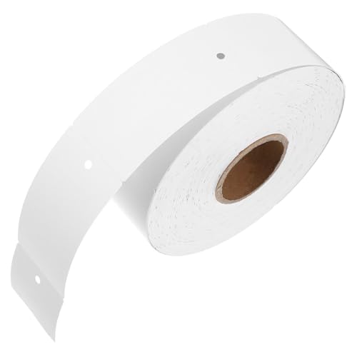HOMSFOU 1 Rolle Kleidung Tag Blank Funktion DIY Gestaltung Passende Szene für Modeeinzelhändler Kleidung Tag Blank Etiketten für DIY Handwerk Rolle Lösung für Modeeinzelhändler Design mit von HOMSFOU