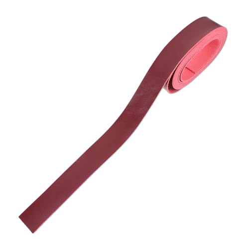 HOMSFOU 1 Rolle Mikrofaser -Lederstreifen DIY-Material Flechten Getreide Zubehör für die Taschenherstellung Handtaschenzubehör machen Pu von HOMSFOU