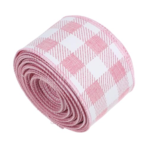 HOMSFOU 1 Rolle Multifunktionales Geschenkband Zuschneidbar Breit Yards für Bastelprojekte Feiertagsdekorationen und Geschenkverpackungen Stilvollem Karomuster HOMSFOU 1 Rolle Multifunktionales Geschenkband Zuschneidbar Breit Yards für Bastelprojekte Feiertagsdekorationen und Geschenkverpackungen Stilvollem Karomuster von HOMSFOU