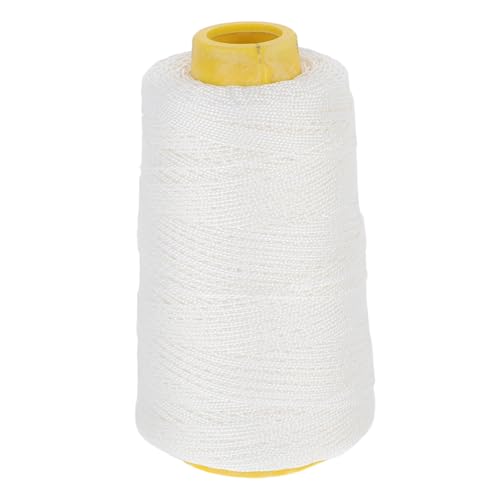 HOMSFOU 1 Rolle Nylonnähenfaden Diy-quiltgarn Dicker Nähfaden Stickgarn Für Kleidung Webenfaden Für Diy Leichter Faden Nähzubehör Für Den Haushalt Elastischer Faden Zum Nähen Nähgarn Weiß von HOMSFOU