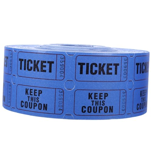 HOMSFOU 1 Rolle Roll von Tickets Praktische Lose für Veranstaltungen Gewinnspiele Karnevale HOMSFOU 1 Rolle Roll von Tickets Praktische Lose für Veranstaltungen Gewinnspiele Karnevale von HOMSFOU