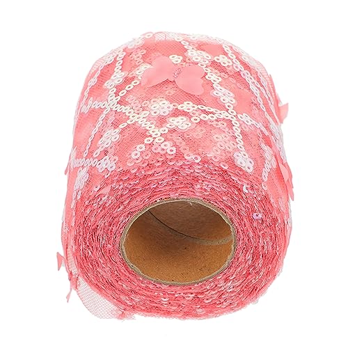 HOMSFOU 1 Rolle Rollendes Stickband Dünnem Organza für Diy Projekte Breit Yards für Kleidung Haarschmuck und Bastelarbeiten Wassermelonenrot HOMSFOU 1 Rolle Rollendes Stickband Dünnem Organza für Diy Projekte Breit Yards für Kleidung Haarschmuck und Bastelarbeiten Wassermelonenrot von HOMSFOU