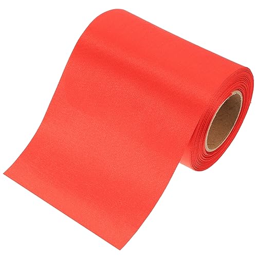 HOMSFOU 1 Rolle Rotes Hochzeitsdekorationsband Multifunktionales Geschenkband für Verpackungen Breit für Party und Hochzeitsdekorationen HOMSFOU 1 Rolle Rotes Hochzeitsdekorationsband Multifunktionales Geschenkband für Verpackungen Breit für Party und Hochzeitsdekorationen von HOMSFOU