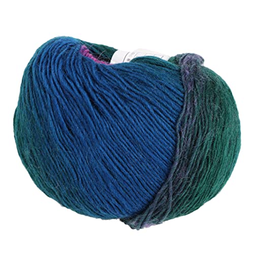 HOMSFOU 1 Rolle Strickgarnmaterial Handstrickgarn gefärbtes Häkelgarn gehäkelte Schallinie buntes Garn aus Baumwolle Grün von HOMSFOU