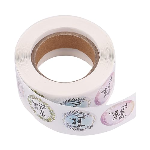HOMSFOU 1 Rolle Thank You Sticker Selbstklebende Blumenmuster Etiketten für Shower Rolle für Geschenktüten und Diy Projekte HOMSFOU 1 Rolle Thank You Sticker Selbstklebende Blumenmuster Etiketten für Shower Rolle für Geschenktüten und Diy Projekte von HOMSFOU