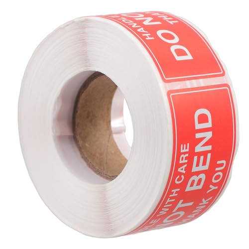 HOMSFOU 1 Rolle Versandaufkleber Speisekammer-Etikettenaufkleber Etiketten Aufkleber klein Etikett nicht stapeln Versandetikett Warnaufkleber selbstklebendes Papier rot HOMSFOU 1 Rolle Versandaufkleber Speisekammer-Etikettenaufkleber Etiketten Aufkleber klein Etikett nicht stapeln Versandetikett Warnaufkleber selbstklebendes Papier rot von HOMSFOU