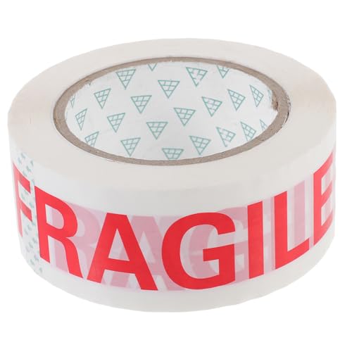 HOMSFOU 1 Rolle Warnband Klebeband Versand Klebstoff handhaben Verpackung ziehen um zerbrechliche Warnung sich bewegendes Band zerbrechliches Packband Polyethylenfolie HOMSFOU 1 Rolle Warnband Klebeband Versand Klebstoff handhaben Verpackung ziehen um zerbrechliche Warnung sich bewegendes Band zerbrechliches Packband Polyethylenfolie von HOMSFOU