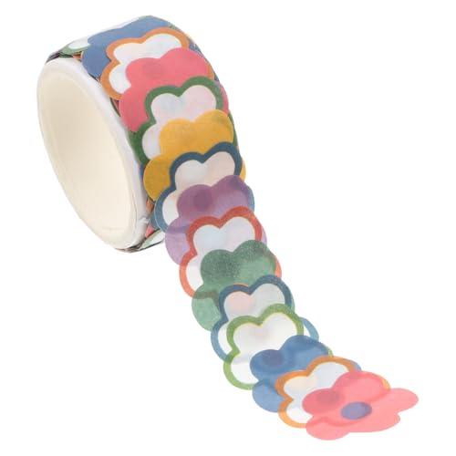 HOMSFOU 1 Rolle Washi-tape Spaßes Band Vintage Washi Tape Kawaii Washi-klebeband Dekoratives Packband Ästhetisches Band Washi Tape Kawaii Scrapbook -aufkleber Papier von HOMSFOU