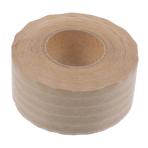 HOMSFOU 1 Rolle Wasseraktiviertes Kraft Packband Hochleistungs Klebeband für Versand und Verpackung für Kartonversiegelung Rahmenmontage und Lagerung von HOMSFOU