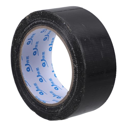 HOMSFOU 1 Rolle Wasserdichtes und verschleißfestes Klebeband breites klebeband farbiges klebeband Reparaturband Nachfüllungen Bausatz Haken farbiges Abdeckband Teppichbindeband Black von HOMSFOU
