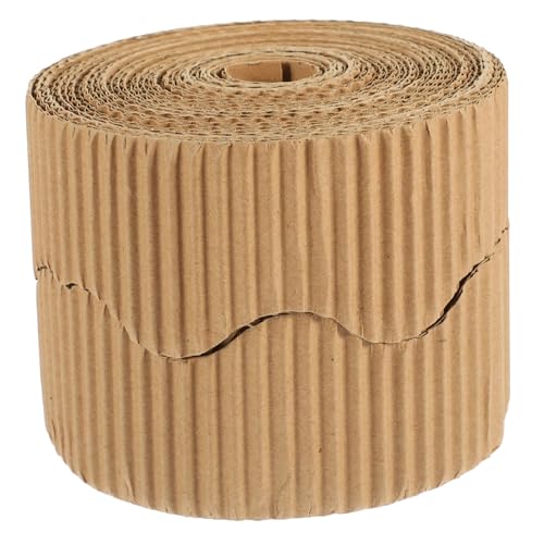 HOMSFOU 1 Rolle Wellenförmige Pinnwand Bordüre Dickem Papier Selbstklebend Dekorativ für Klassenzimmer und Feste für Diy Projekte und Kreative Hintergründe von HOMSFOU