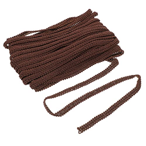HOMSFOU 1 Rolle Wellenförmige Spitzenborte für Diy Projekte Yards Dekoratives Zierband für Sofakissen Vorhänge Handarbeiten und Mehr Kaffeebraun Waschbar und Farbecht HOMSFOU 1 Rolle Wellenförmige Spitzenborte für Diy Projekte Yards Dekoratives Zierband für Sofakissen Vorhänge Handarbeiten und Mehr Kaffeebraun Waschbar und Farbecht von HOMSFOU