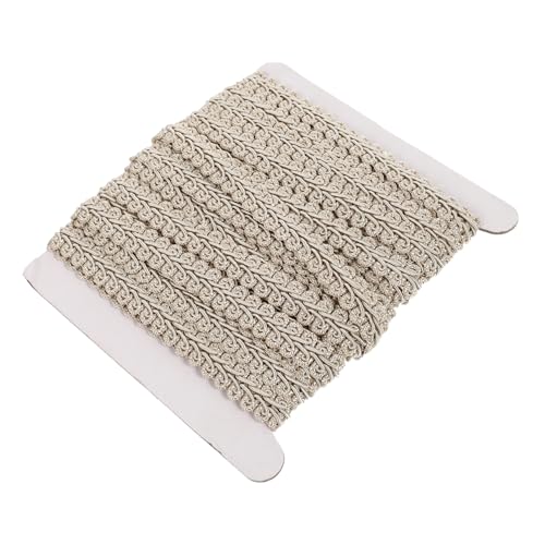 HOMSFOU 1 Rolle wellige Spitze Vorhang Nähen dünn zerzaust dekorativer Zopfbesatz Kleidung Zopf trimmen gewebter Zopfbesatz geflochtener Besatz gewebter Gimpenzopfbesatz Polyester Beige HOMSFOU 1 Rolle wellige Spitze Vorhang Nähen dünn zerzaust dekorativer Zopfbesatz Kleidung Zopf trimmen gewebter Zopfbesatz geflochtener Besatz gewebter Gimpenzopfbesatz Polyester Beige von HOMSFOU