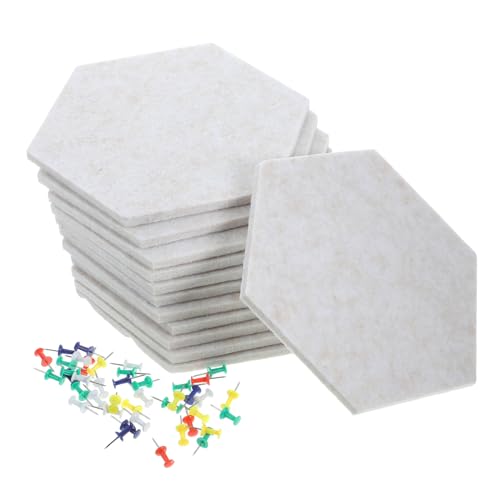 HOMSFOU 1 Satz Akustisch Bretter Wand Groß Schalldicht Bürodekor Filzmatte Message Board Schwarzes Brett Für Das Klassenzimmer Schwarzes Brett Des Büros Gefühlt Beige von HOMSFOU