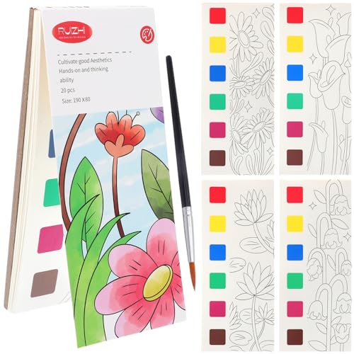 HOMSFOU 1 Satz Aquarell-notizblock Tasche Aquarell Malbuch Mini-malbücher Zeichenbuch Wasser Malbuch Malerei Spiralgebundenes Malbuch Malen Mit Wasser Bücher Für Farben Pigment HOMSFOU 1 Satz Aquarell-notizblock Tasche Aquarell Malbuch Mini-malbücher Zeichenbuch Wasser Malbuch Malerei Spiralgebundenes Malbuch Malen Mit Wasser Bücher Für Farben Pigment von HOMSFOU