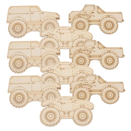 HOMSFOU 1 Satz Auto Ornamente Aus Holz In Form Von Scheiben Dekoration Und Geburtstagsauto Fahrzeugausschnitt Auto Lkw Streifen Zum Aufhängen Blanko Partygeschenke Chip 12 Stück HOMSFOU 1 Satz Auto Ornamente Aus Holz In Form Von Scheiben Dekoration Und Geburtstagsauto Fahrzeugausschnitt Auto Lkw Streifen Zum Aufhängen Blanko Partygeschenke Chip 12 Stück von HOMSFOU