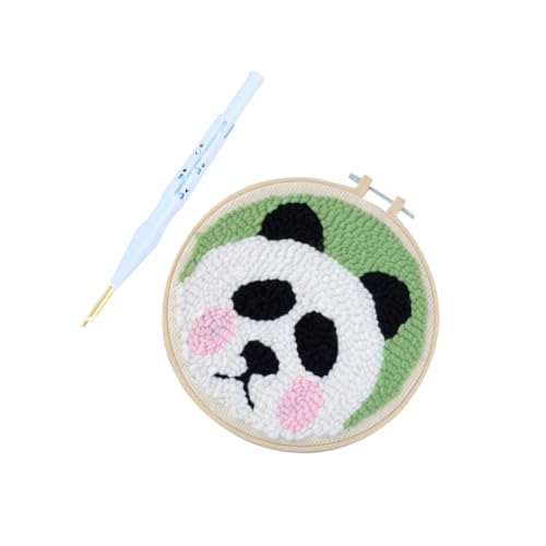 HOMSFOU 1 Satz Bastelwerkzeug für Nähen Stickset für Anfänger Stickgarne Punch-Art-Kits Stoff basteln für bastelmaterial für crafts for DIY-Set Stickformfaden von HOMSFOU