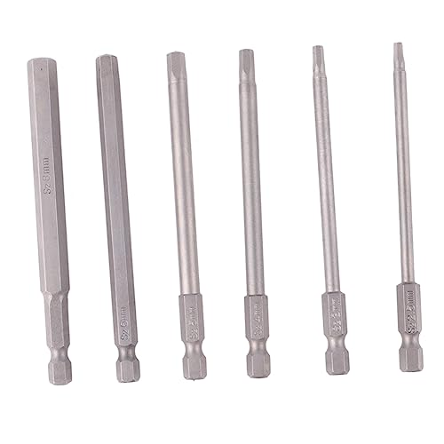 HOMSFOU 1 Satz Beschädigter Schraubenzieher Entfernung Schraubenausdreher Hexagon Abgestreift Innensechskant Bit Holzschrauben Maschinenschrauben Gebrochener Bolzenauszieher Silver 6 Stück von HOMSFOU