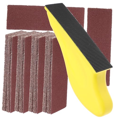 HOMSFOU 1 Satz Blatt Sandpapier Schleifen Sortiert Nass-trocken-schleifpapier-sortiment Für Schleifpapier 600er Körnung Holz Metall Schleifpapier 80er Schleifpapier Brown Polyurethanschaum von HOMSFOU