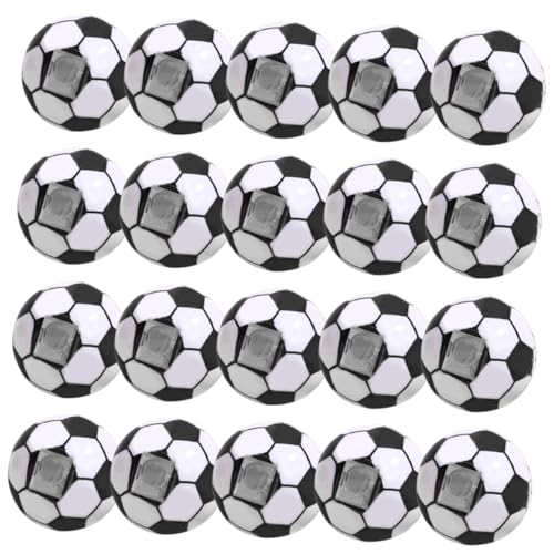 HOMSFOU 1 Satz Bleistiftspitzer Fußballspitzer Farbige Form Niedliche Schülerspitzer Großpackung Entzückender Bleistiftspitzer Party Bleistiftspitzer Manueller Fußball 20 Stück von HOMSFOU
