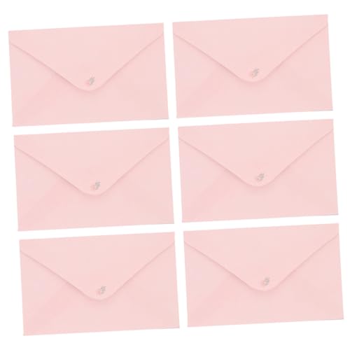 HOMSFOU 1 Satz Blumen Tierbuchstaben Papier Set Briefpapier Umschläge Zur Briefaufbewahrung Dekorative Hochzeitsumschläge Tragbare Briefumschläge Leere Umschläge Tragbare Umschläge Rosa von HOMSFOU