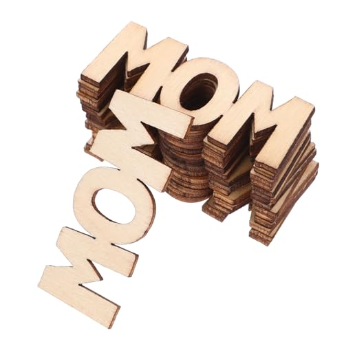HOMSFOU 1 Satz Briefdekorationen Mutterverzierung Handwerk Mama Zeichen Stichworte Form Mama-ausschnitte Aus Holz Holzmutterscheiben Mama-slice-masse Hölzern 15 Stück HOMSFOU 1 Satz Briefdekorationen Mutterverzierung Handwerk Mama Zeichen Stichworte Form Mama-ausschnitte Aus Holz Holzmutterscheiben Mama-slice-masse Hölzern 15 Stück von HOMSFOU