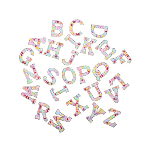 HOMSFOU 1 Satz Buchstaben Stoff Aufkleber Herbst-buchstaben-patches Reparatur Gestickte Aufnäher Bestickt Applikationen Selber Nähen Pailletten Buchstaben Patches Strasssteine 26 Stück HOMSFOU 1 Satz Buchstaben Stoff Aufkleber Herbst-buchstaben-patches Reparatur Gestickte Aufnäher Bestickt Applikationen Selber Nähen Pailletten Buchstaben Patches Strasssteine 26 Stück von HOMSFOU