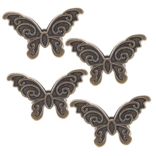 HOMSFOU 1 Satz Büroklammern Kreative Schmetterlings Clips Für Fotos Und Notizen Vintage Design Für Büro Und Zuhause Und Funktional 4 Stück von HOMSFOU
