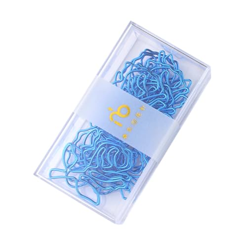 HOMSFOU 1 Satz Büroklammern Set Delicate Paperclips Einzigartiger Form Für Kreative Anwendungen Robust Und Langlebig Für Studenten Und Bürobedarf 10 Stück von HOMSFOU