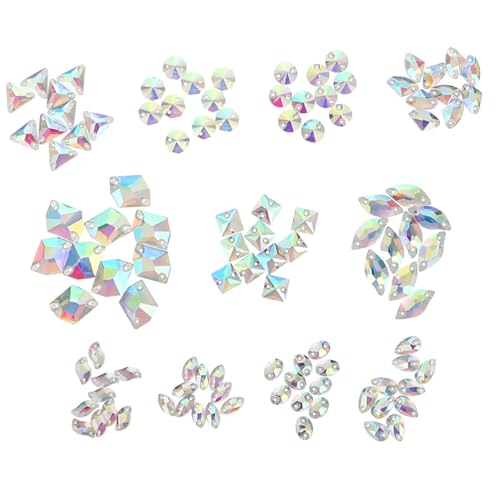 HOMSFOU 1 Satz Bunte Glasperlen Ersatzknöpfe Für Diy Handarbeiten Mixed Style Für Kleidung Accessoires Und Schmuckgestaltung 120 Stück von HOMSFOU
