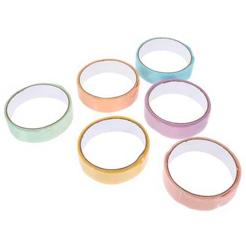 HOMSFOU 1 Satz Bunte Klebeball Tapes Dekompression Klebeband Für Diy Bastelprojekte Stressabbauende Spielzeuge Kreative Handwerksmaterialien Farben Für Schule Und Freizeit 6rollen von HOMSFOU