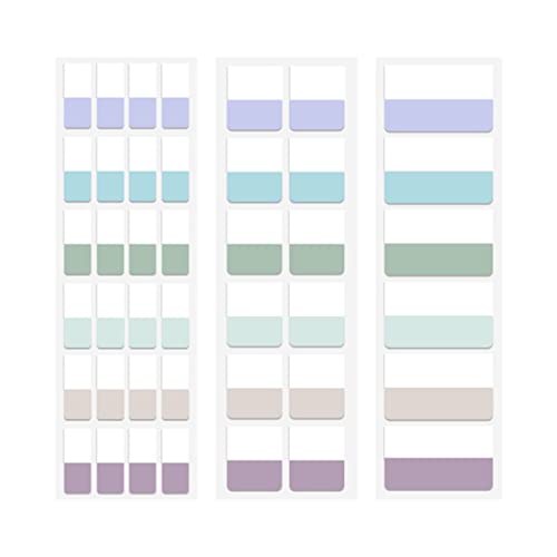 HOMSFOU 1 Satz Bunte Seitenmarker Farbige Haftnotizen für Notizbücher Index Tabs für Schule und Büro Selbstklebende Page Marker für To Do Listen und Notizen von HOMSFOU