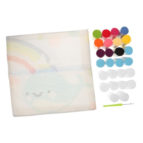 HOMSFOU 1 Satz Cross-Stitch-Kissen Stich-Kit Stickerei Nähset für Erwachsene häkeln praktisches Stickgarn Rasthakenkissen Bastel-Knüpfhaken-Sets Bastel-Häkelsets Heim-Kits HOMSFOU 1 Satz Cross-Stitch-Kissen Stich-Kit Stickerei Nähset für Erwachsene häkeln praktisches Stickgarn Rasthakenkissen Bastel-Knüpfhaken-Sets Bastel-Häkelsets Heim-Kits von HOMSFOU